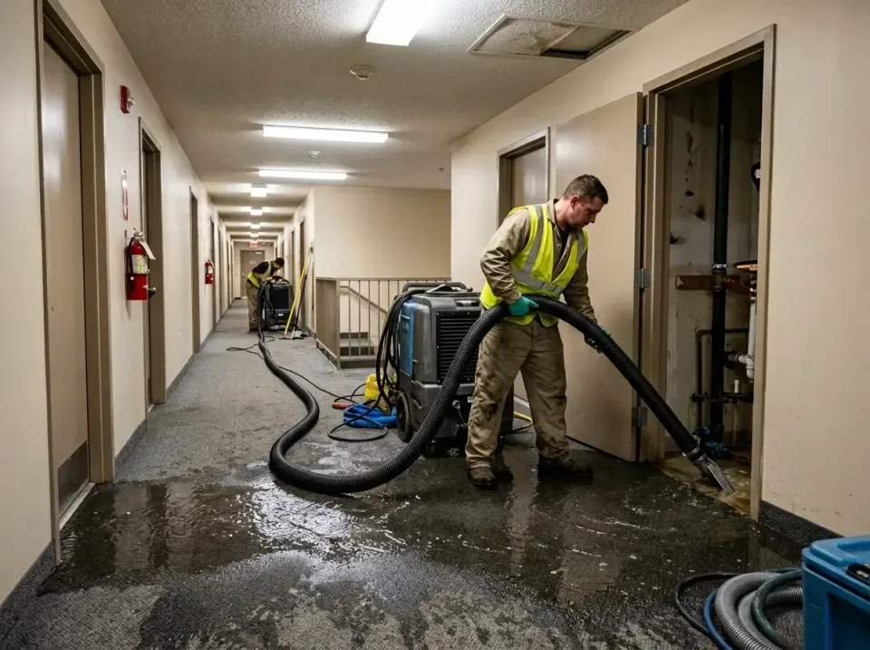 multi-unit-apartment-hallway-f-005 — frequently asked questions, Emergency Burst Pipe Water Extraction & Removal in Lake Alf…